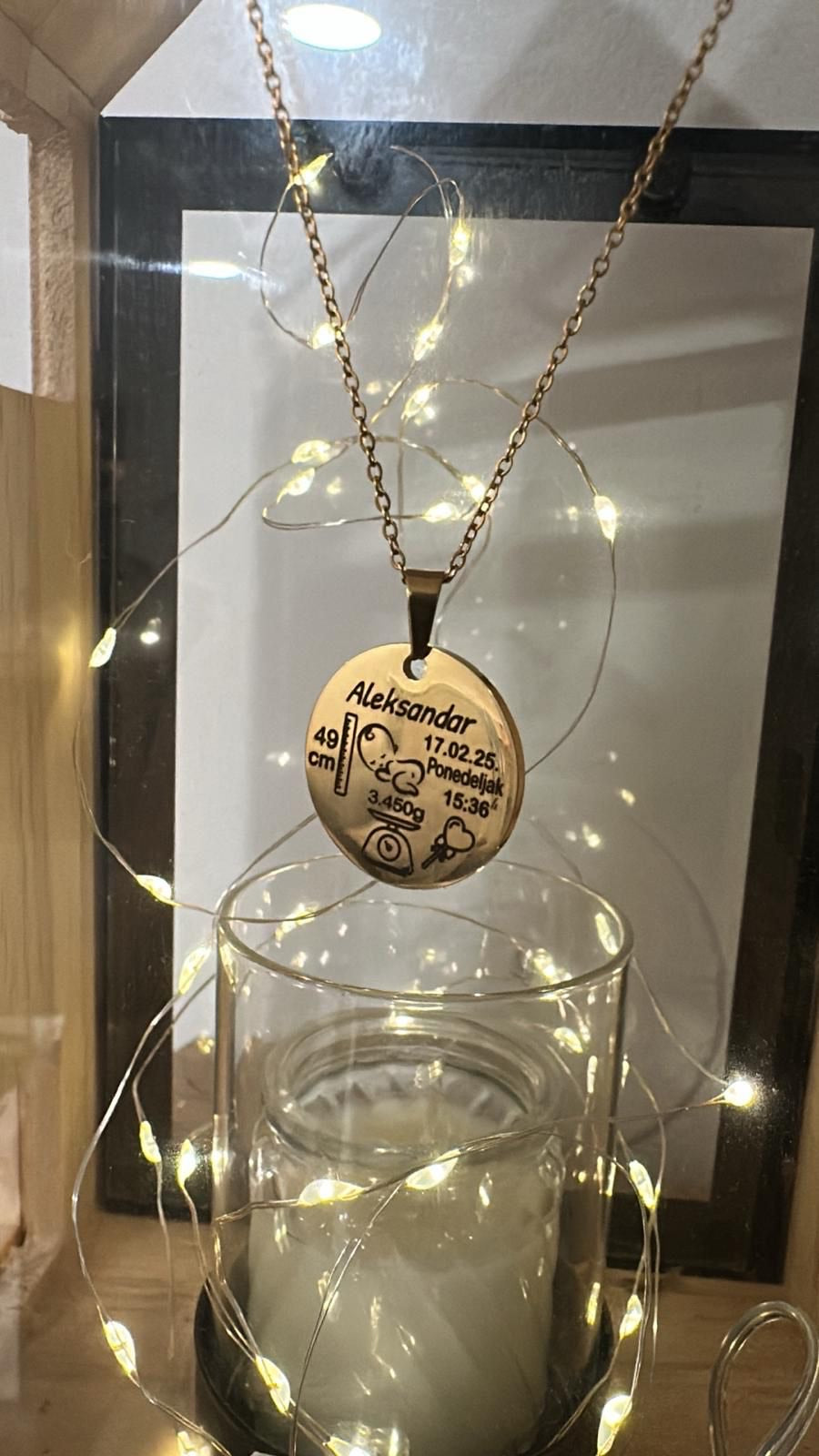 Moje Malo Čudo- Personalizovana ogrlica